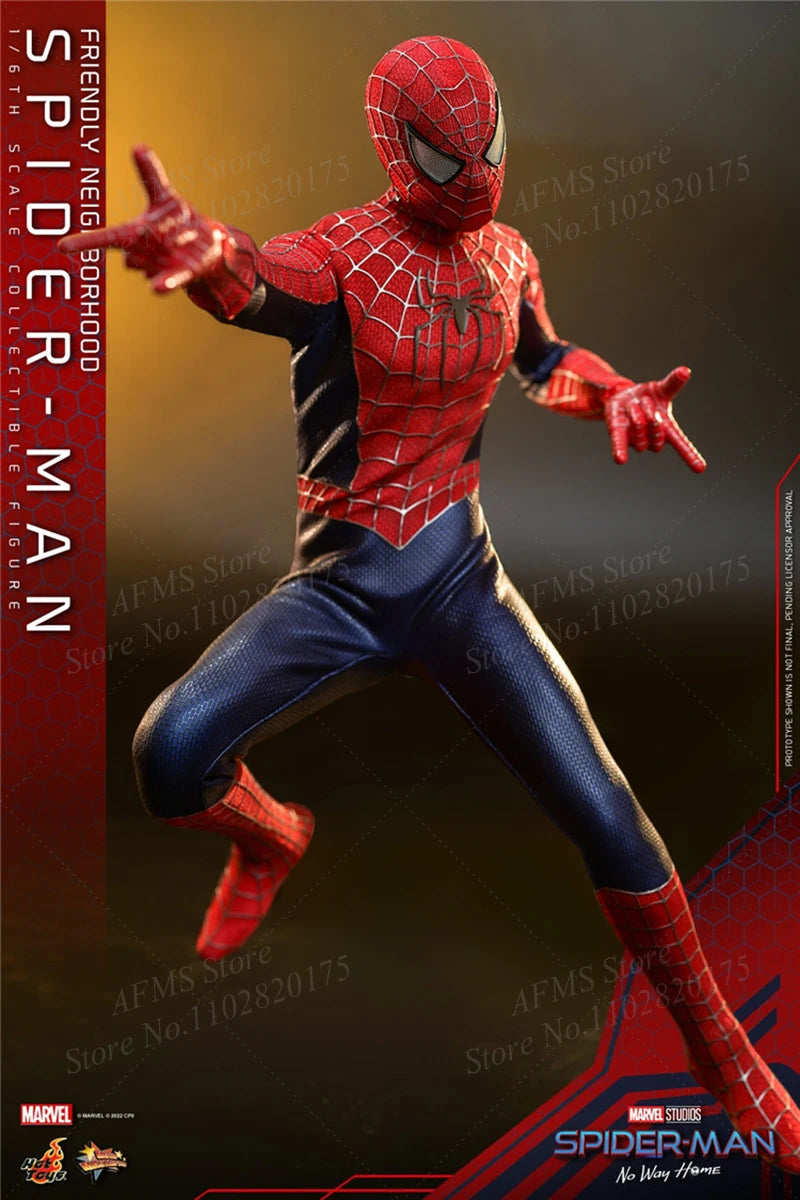 HOTTOYS HT 1/6 MMS661 Men Soldier Spider-Man No Way Home Tobey Maguire Marvel Hero Dolls 12Inch Action Figure Model Toys