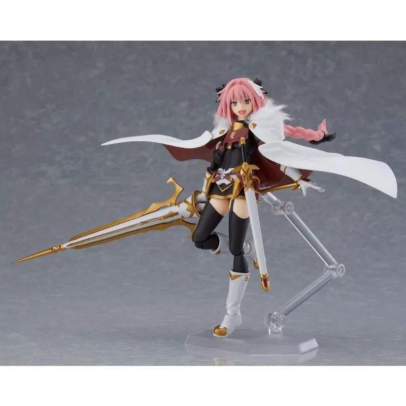 In Stock Original Max Factory Figma#423 Fate/Apocrypha Astolfo 14cm PVC Anime Figure Movable Toy Gift Ornament