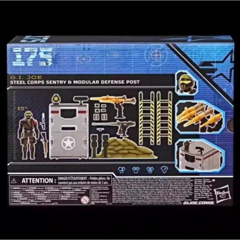 New Original Hasbro G.I. Joe Classified Series 175 Steel Corps Sentry & Modular Defense Post Action Figure Model