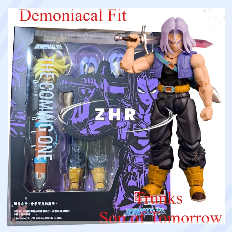 In Stock Dragon Ball Demoniacal Fit Trunks Son of Tomorrow Extraordinary master Animation Model Action Figure Toy CollectionGift