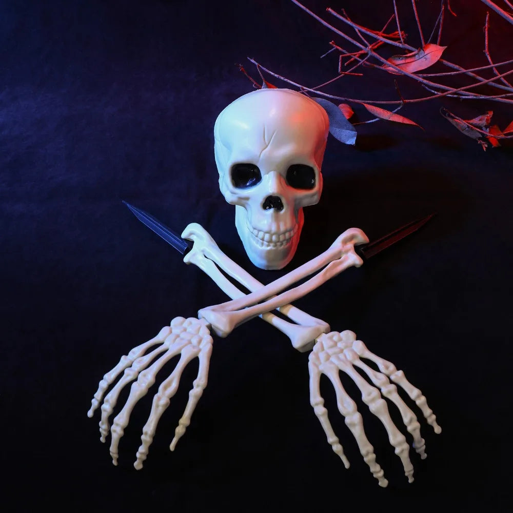 Halloween Decoration Skull Skeleton Horror Artificial Arm Outdoor Yard/garden Decorations Ghostface Hallowen Day of The Dead