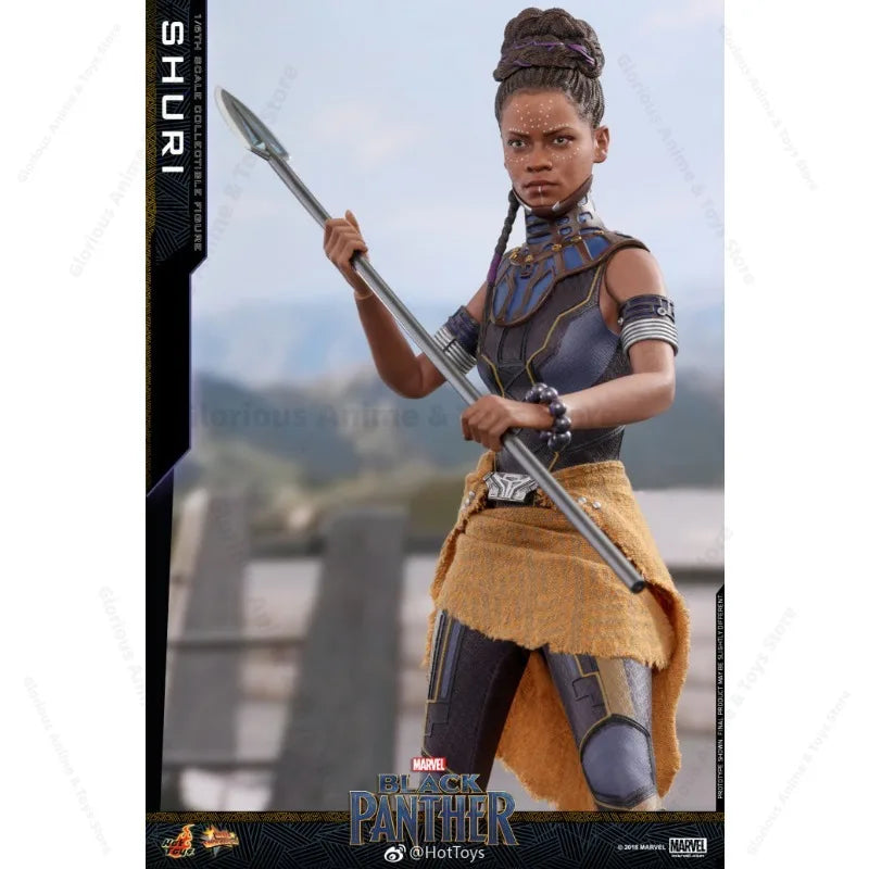 24-hour Shipment HT Hottoys Black Panther Sister Reunion 3 Shuri Su Rui Princess MMS501 1/6 Gift Collection Mobile Model