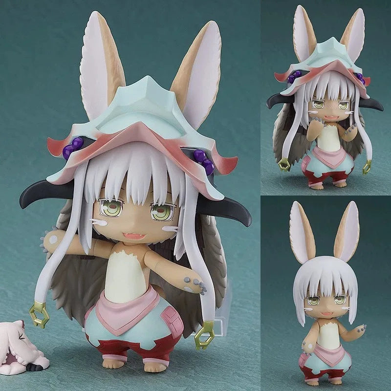 10cm Q Version Made In Abyss Riko Reg 1053# 1054# Anime Peripheral Action Figure Toys Doll Gift Desktop Decoration Fans Gifts