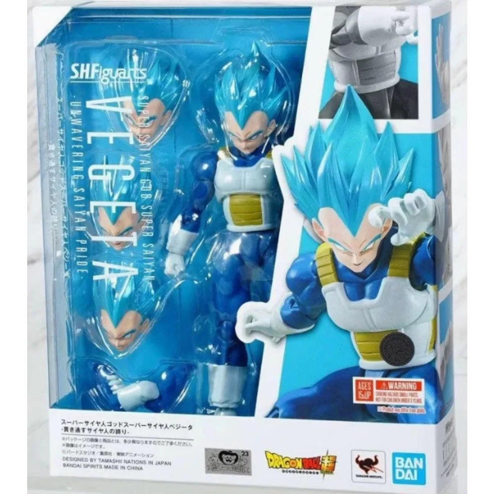 Original BANDAI Dragon Ball Superhero Theater Version Piccolo Gohan Goku Vegeta SHF Anime Action Figures Collection Model Toy