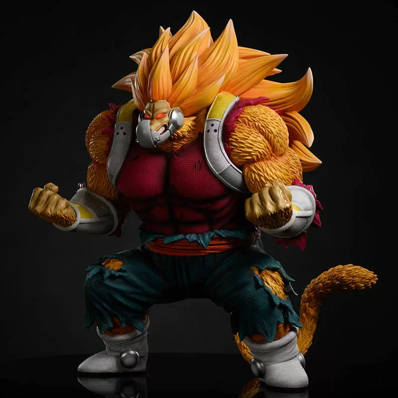 Anime Dragon Ball Golden Great Ape Cumber Action Figures With Removable Mask Model Trendy Toy Statue Desktop Decoration Boy Gift
