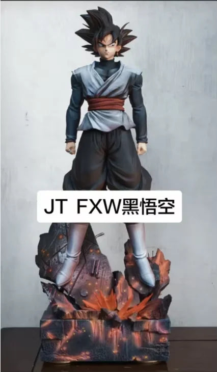 New JT Studio 37CM Dragon Ball Zamasu Anime Figures Goku Black Figure PVC Statue Desktop Decoration Collection Model Toys Gifts