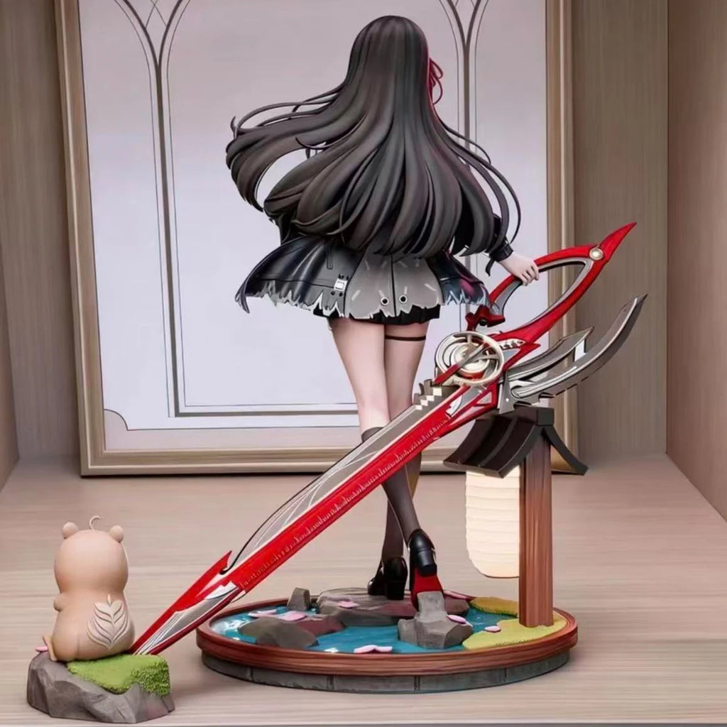 26cm Wuthering Waves Kuchiba Chisa Standing Anime Girl PVC Action Figure Toy GK Game Statue Adult Collection Model Doll Gift