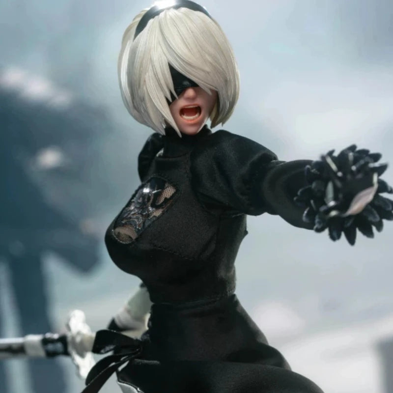 Mttoys019 Nier 2b 1/6 Scale 12 Collectible Action Figure Full Set Women Soldier Adventure Game Doll  Adult Figure Collectors