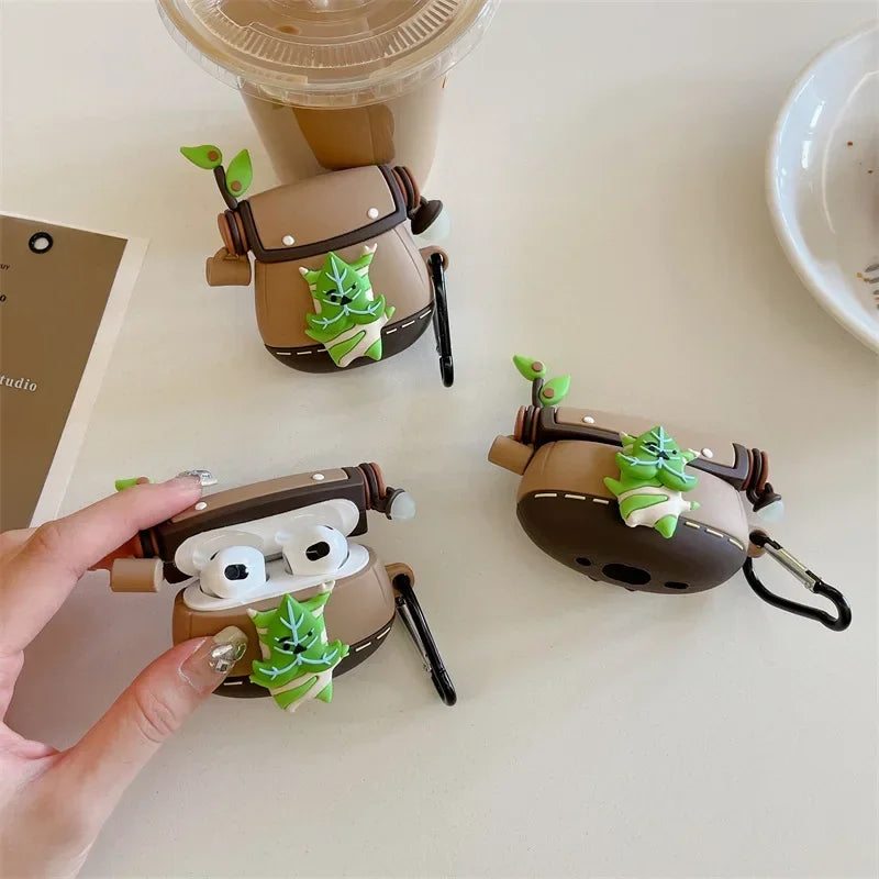 Zeldaes Yahaha Koroks Noctilucent Kopfhörerhülle für AirPods 1 2 3 Pro Tear of the Kingdom Apple Wireless Bluetooth Kopfhörerhülle