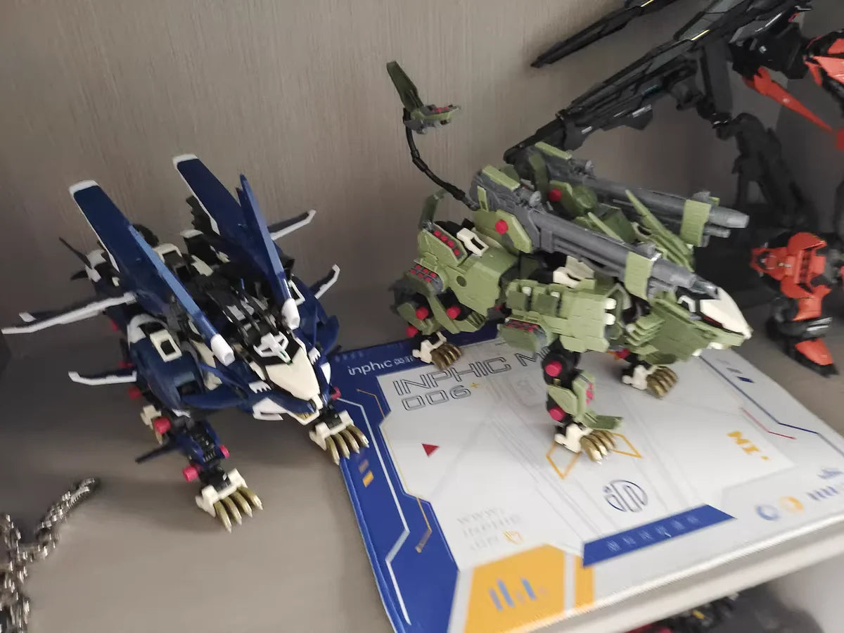 Zoids Bt Model Js003 Rpz-028 Blade Liger Ab Bang Ver. 1:72 Scale Building Blocks Full Action Plastic Kit Assemble Model toy