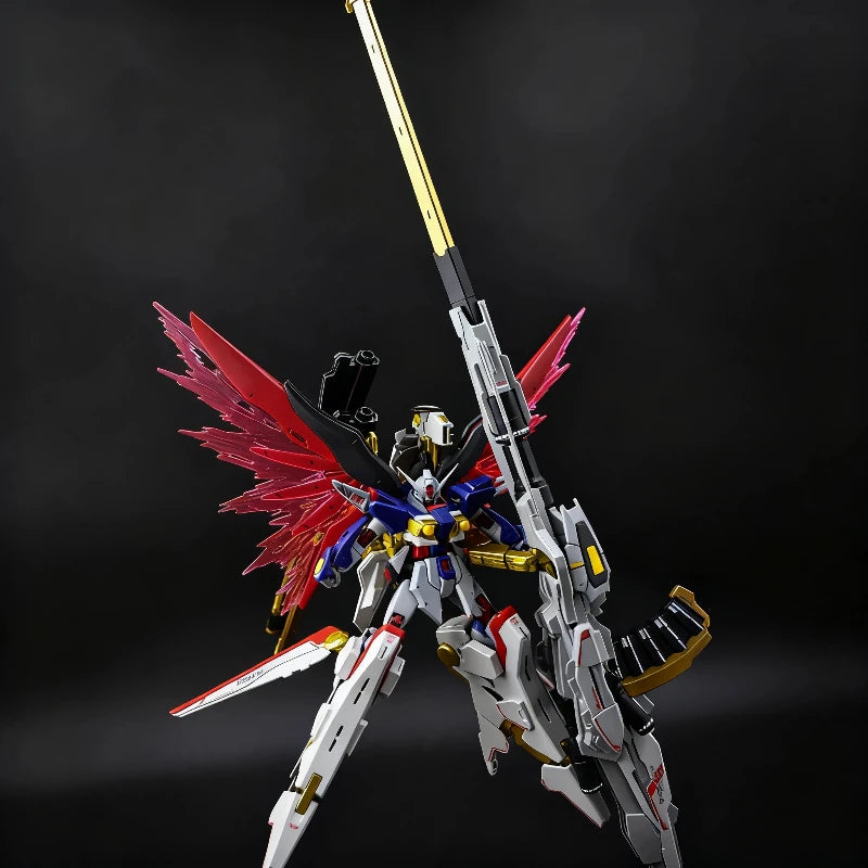 Star HG CE 1/144 Destiny 2 Zeus Silhouette Assembly Model Kit Painted Action Figure Big Light Wing Anime Toy Collectible Gift