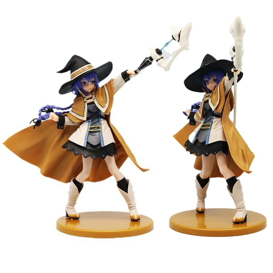 25 cm Magier Roxy Migurdia Actionfigur Mushoku Tensei: Arbeitslose Reinkarnation Anime Figur PVC Erwachsenensammlung Modell Puppenspielzeug