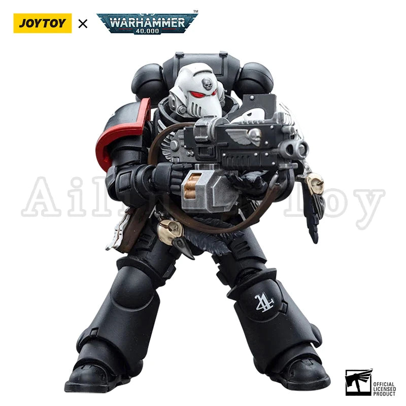 JOYTOY 1/18 Action Figure 40K Raven Guard Intercessors Anime Military Model