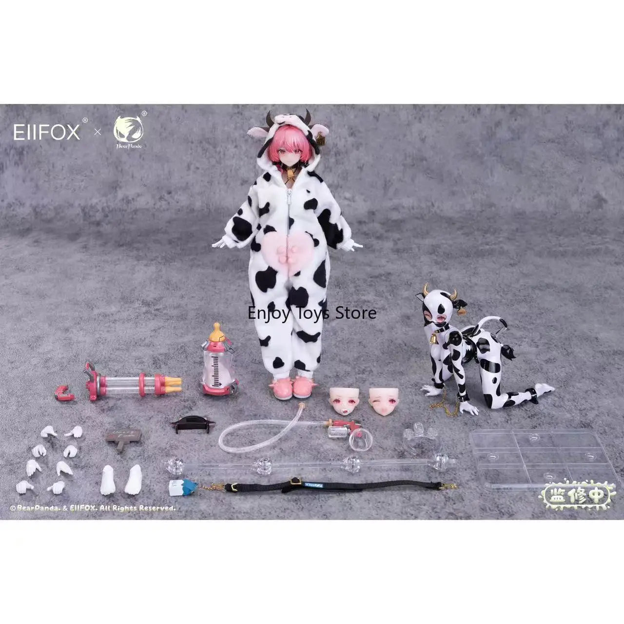 Pre-sale EIIFOX×BearPanda Cow MOMO 1/8 Action Figure