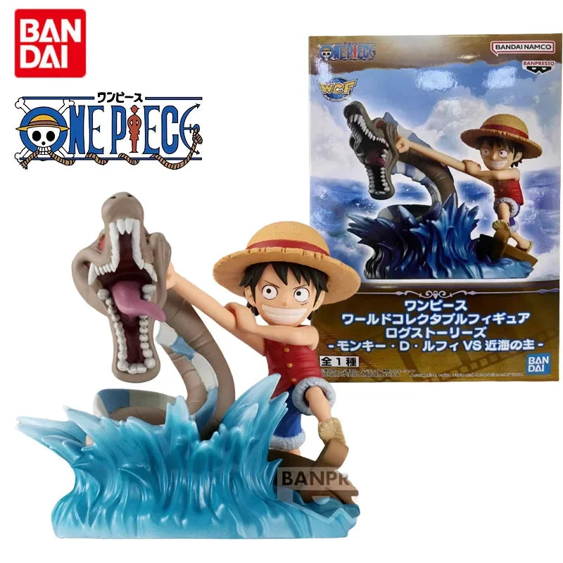 Bandai Original ONE PIECE Anime-Figur Luffy, Herr der Küste, Actionfigur, Spielzeug für Jungen und Mädchen, Weihnachtsgeschenk, Sammlermodell