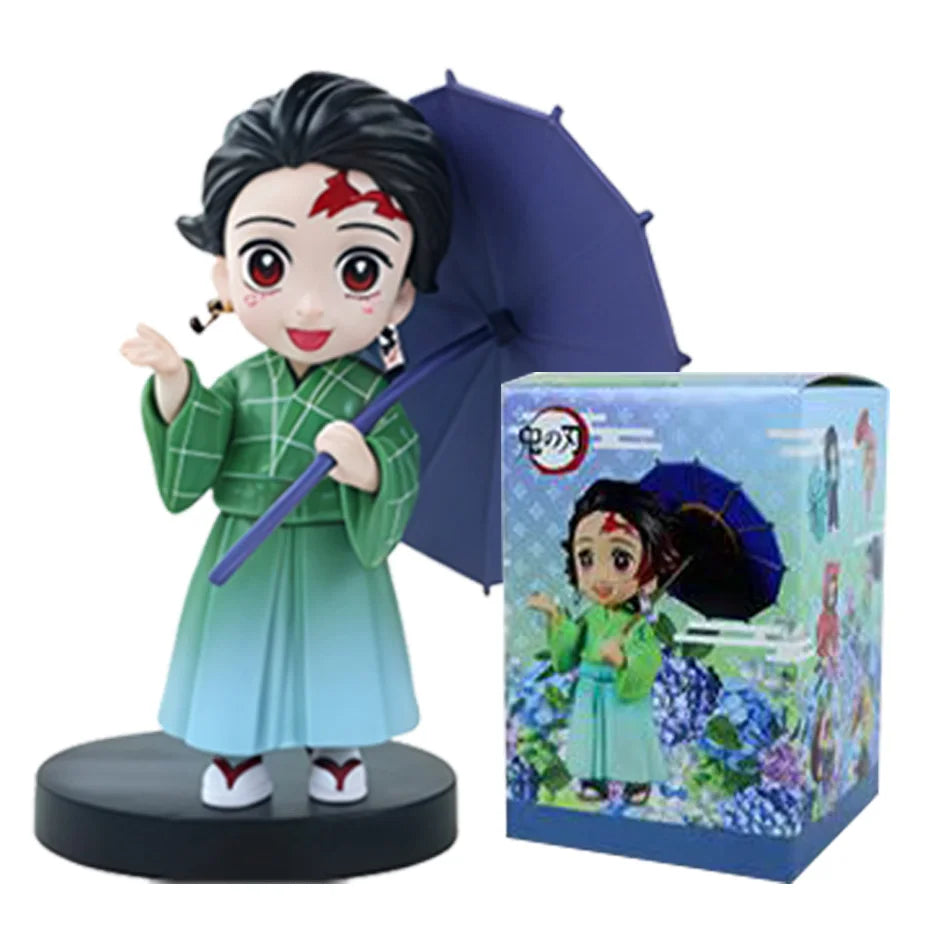 In Stock Original Anime Plum Rain Series AB Blind Box Figure Model Desktop Ornament Trendy Toys Collectible Gift