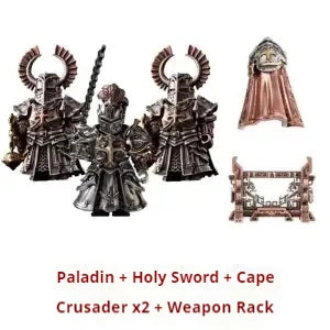 In Stock Big Player Chinese Style Paladin Crusader Series Anime Figure Model Desktop Decoration Collectible Ornament Toys Gifts