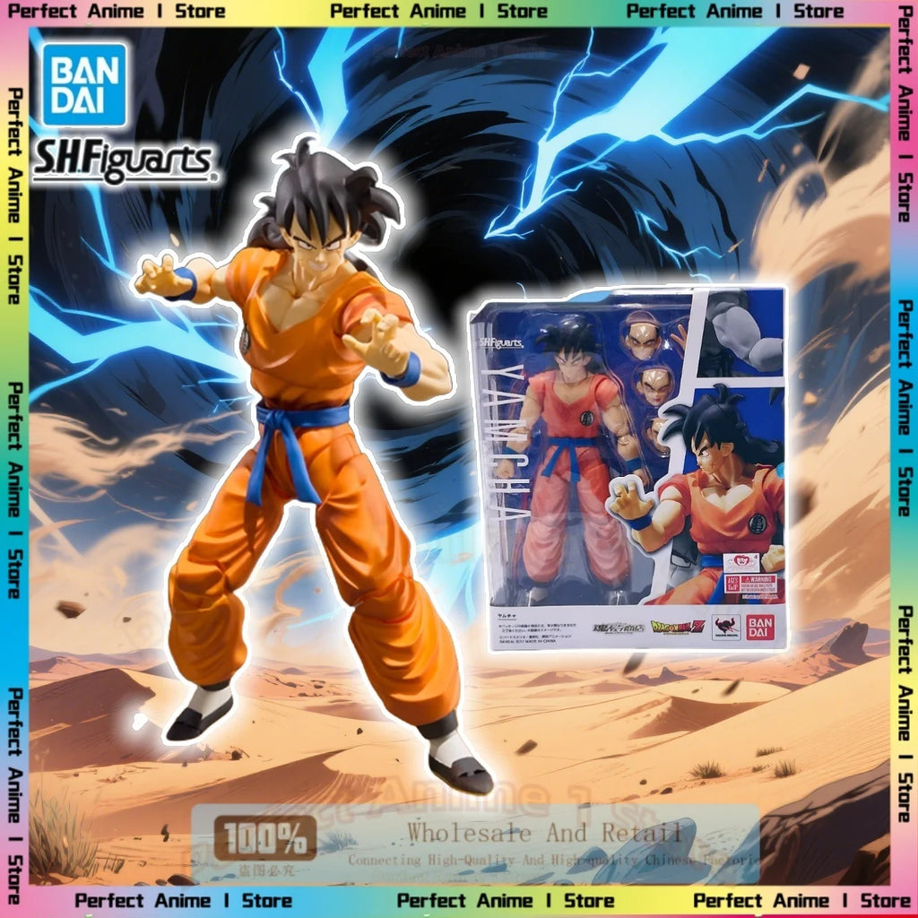 100% Authentic Bandai Soul Limited SHF Dragon Ball Z Leping Yamu Tea Cultivator Action Doll Gift Model Collection