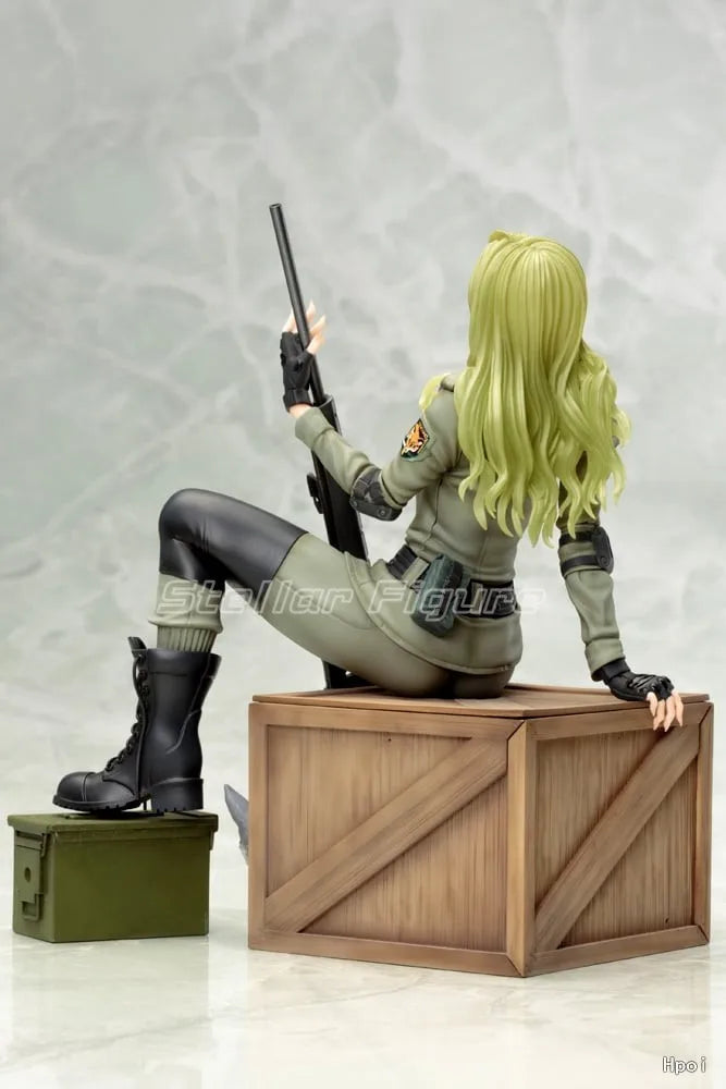 【SF】In Stock Original Kotobukiya BISHOUJO STATUE Metal Gear Solid Sniper Wolf 1/7 Scale Figures Collection Anime Gift