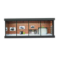 1: 43 Diorama Car Garage Model LED Lighting  Car Showroom Parking Lot Scene Display Models Toys