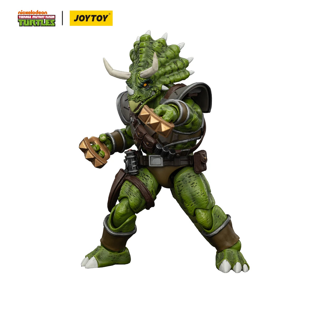 JOYTOY TMNT Екшън фигурка Капитан Зоракс/Адютант Зорк/Трицератон Пехотинец 3 бр. Аниме 1/18 Модел