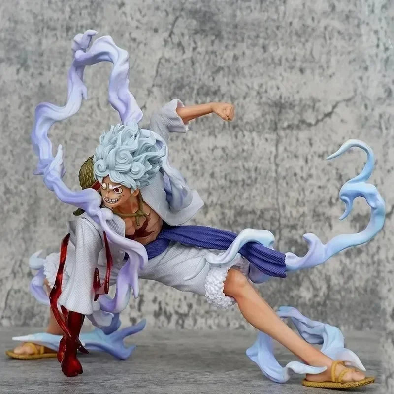 One Piece Фигура Аниме Бог на Слънцето Ника Луфи Gear 5 Екшън Фигурки Gk Статуя Маймуна Д. Луфи PVC Модел Играчка Орнамент Момчета Подаръчни Артикули