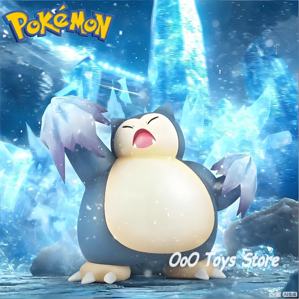 10cm Anime Pokemon Figure Snorlax Action Figures Pvc Statue Desktop Ornamen Collection Model Toys Gifts