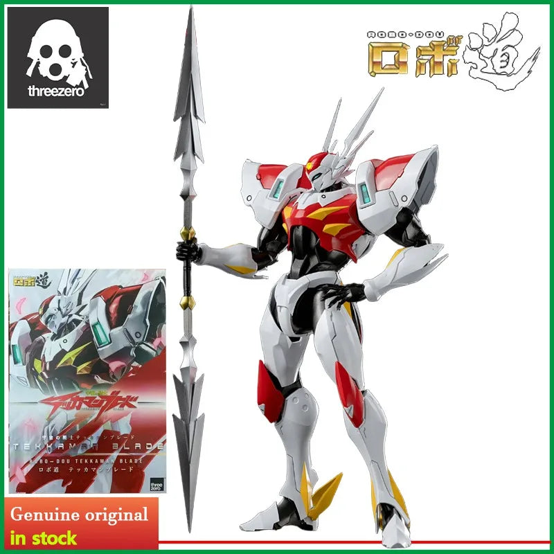 Threezero Original Finished Mecha Tekkaman Blade Zinc Alloy Collectible Model Super Realistic Painting Boys and Girls Toys Gift