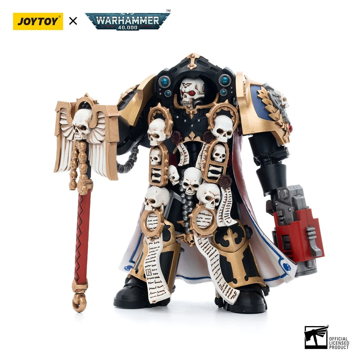 Joytoy Warhammer 1/18 Actionfigur Terminator Chaplain Bruder Vanius Modell Spielzeug Jungen Geschenk 3,75 Zoll