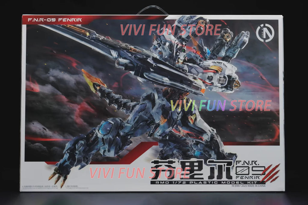 In Stock IN ERA+ FNR-09 FENRIR Assembling Model Mecha Toys  Infinite Dimension RMD 1/72 PLASTIC MODEL KIT Wolf king