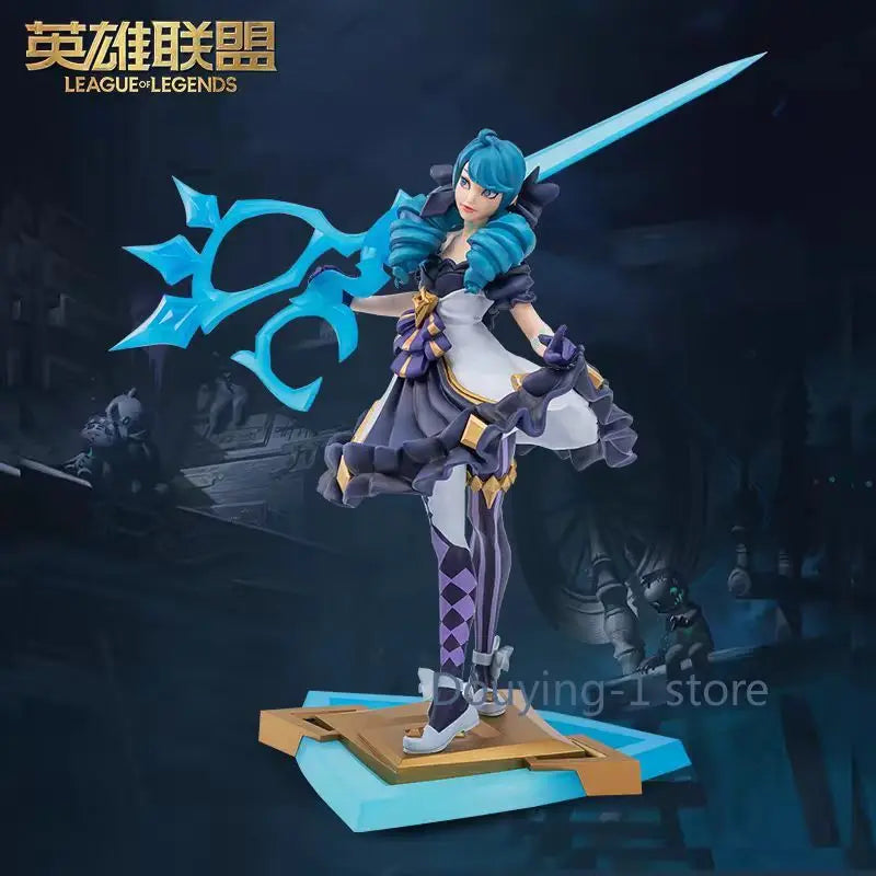 В наличност League of Legends LOL Spirit Doll Gwen Medium Sculpture Decorations Figurines Game Peripheral