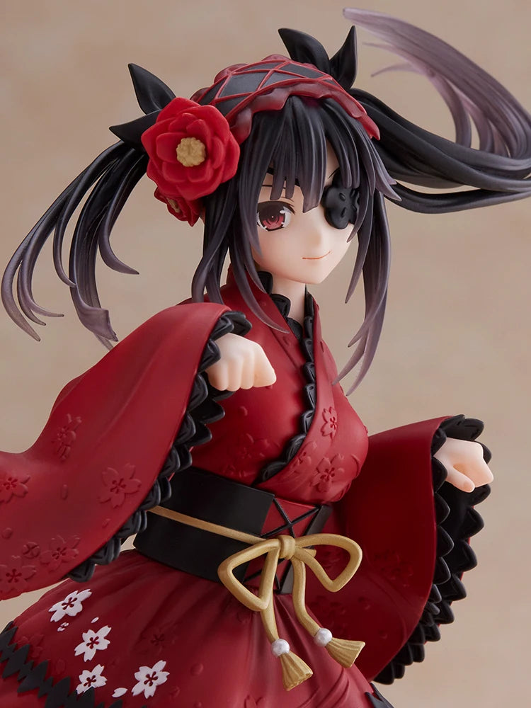 In Stock TAITO DATE A LIVE Tokisaki Kurumi Japanese Gothic Kimono Desktop Cute Anime Action Figure Toy Gift Model Collection