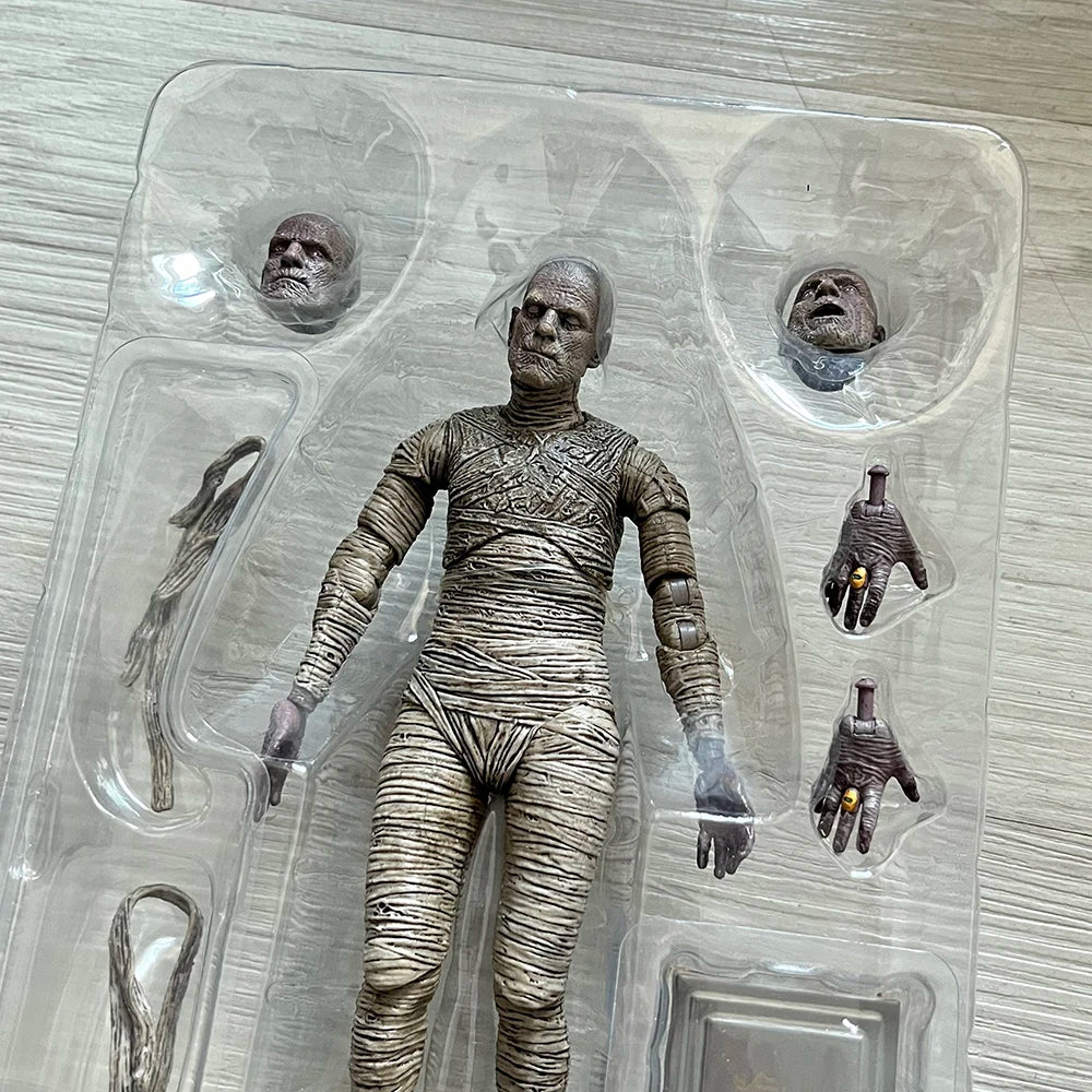 Neca Mummy Figure Universal Monster Black And White karloff Colorful Model Action Figure Toys Birthday Gifts