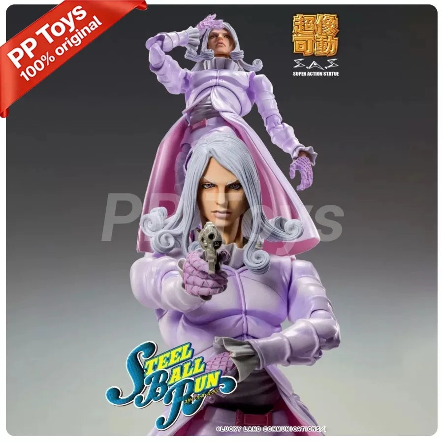 JOJO STEEL BALL RUN Funny Valentine Action Figure Medicos Chobitsu Kōdō 100% Original PVC Anime Model Toys Collection Doll Gift