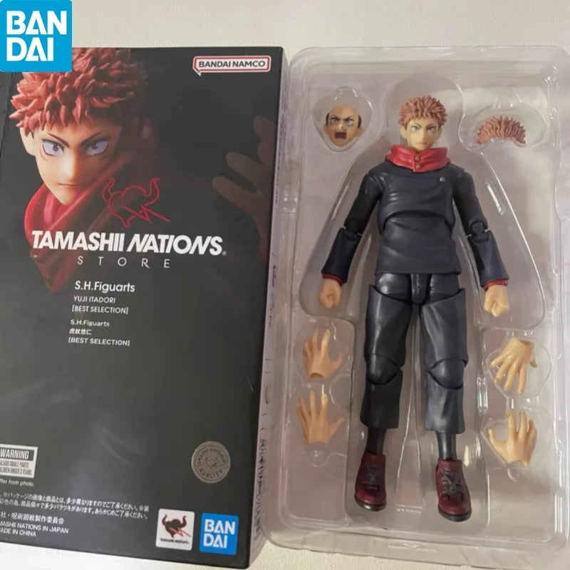 Genuine Bandai Yuji Itadori Figure Animation Character S.H.Figuarts Shf Toy Gift  Model Toy Collection Model Cool Toys As Gifts