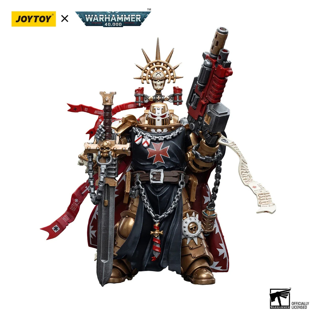 【MT】JOYTOY 1/18 Action Figure Warhammer 40K Black Templars High Marshal Helbrecht Model Toy Gift Collection