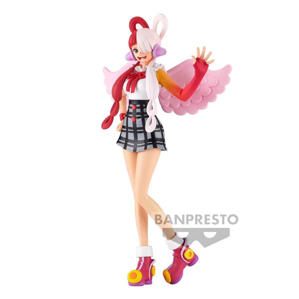 Bandai Original Japan Anime ONE PIECE Glitter  Glamours Theater Version RED UTA Action Figures Collectible Doll Boy Gift Toys