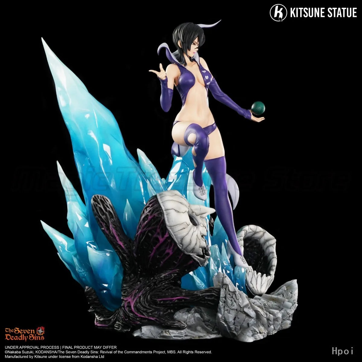 【MT】Original Kitsune Statue Seven Deadly Sins Merlin GK 1/6 Scale Figure Toy Collection Model Ornaments
