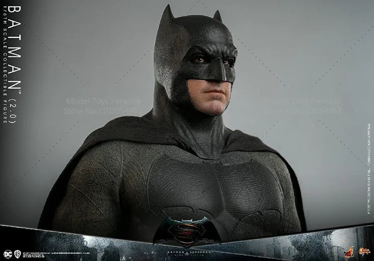 HotToys HT MMS731 1/6 Collectible Toys Light Armored Batman 2.0 Dark Knight Super Hero Soldier 12inch Action Figure Model Gifts