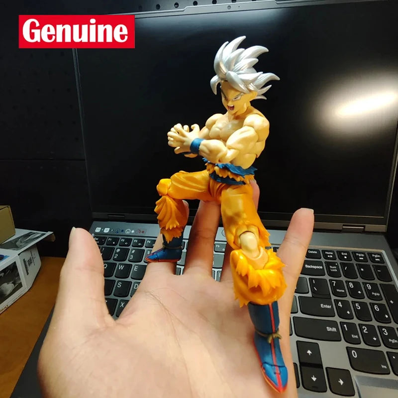 Genuine Bandai Dragon Ball Z Vj30th S.H.Figuarts Son Goku Ultra Instinct Toyotaro Edition Super Saiyan Action Figure In Stock