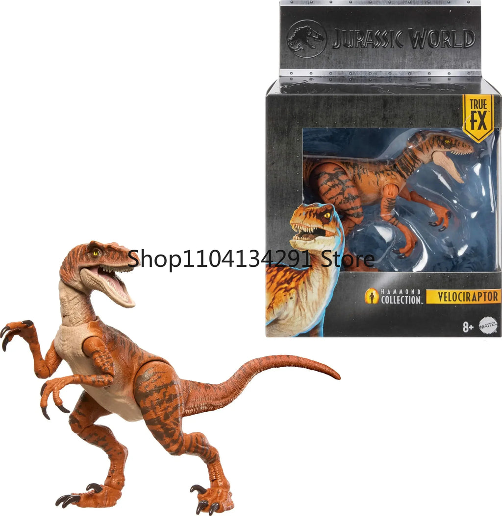 Original Jurassic World Hammond Collection Action Figure Trex Baryonyx Velociraptor Jurassic Park Model Dinosaur Childrens Toys