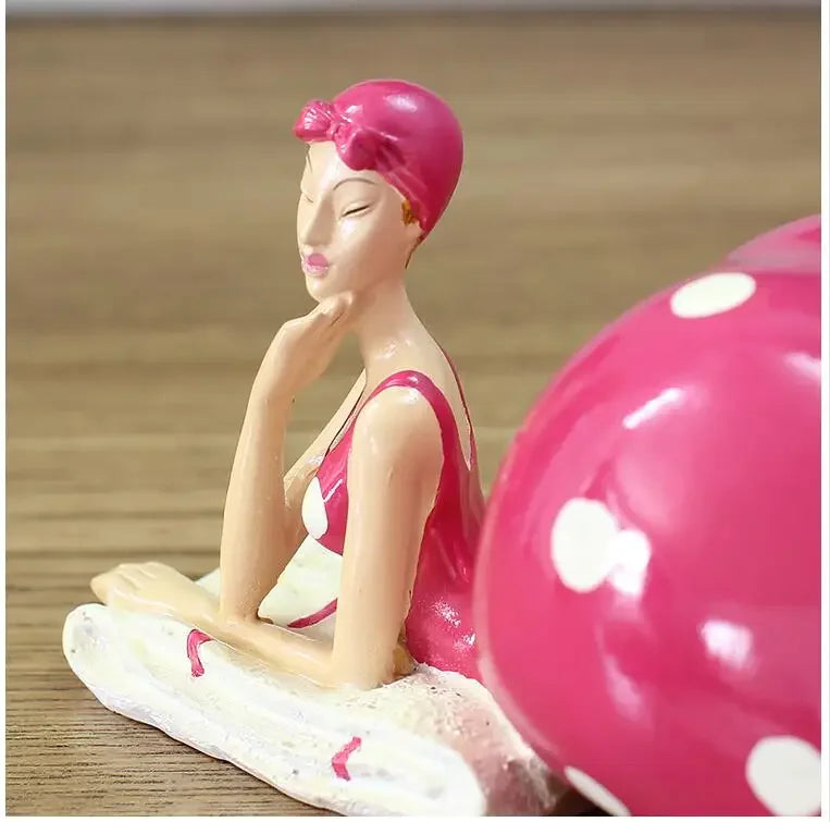 Nordic Ins Golf Schönheit Plump Frau Ornamente Handwerk Hause Wohnzimmer Schreibtisch Fett Mädchen Figuren Clubs Statuen Dekoration Zubehör