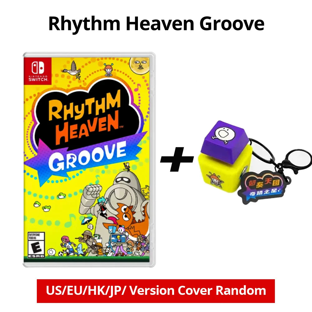 Rhythm Heaven  Groove- Nintendo Switch Game Card Games Cartridge Physical Card support TV Tabletop Handheld Modes