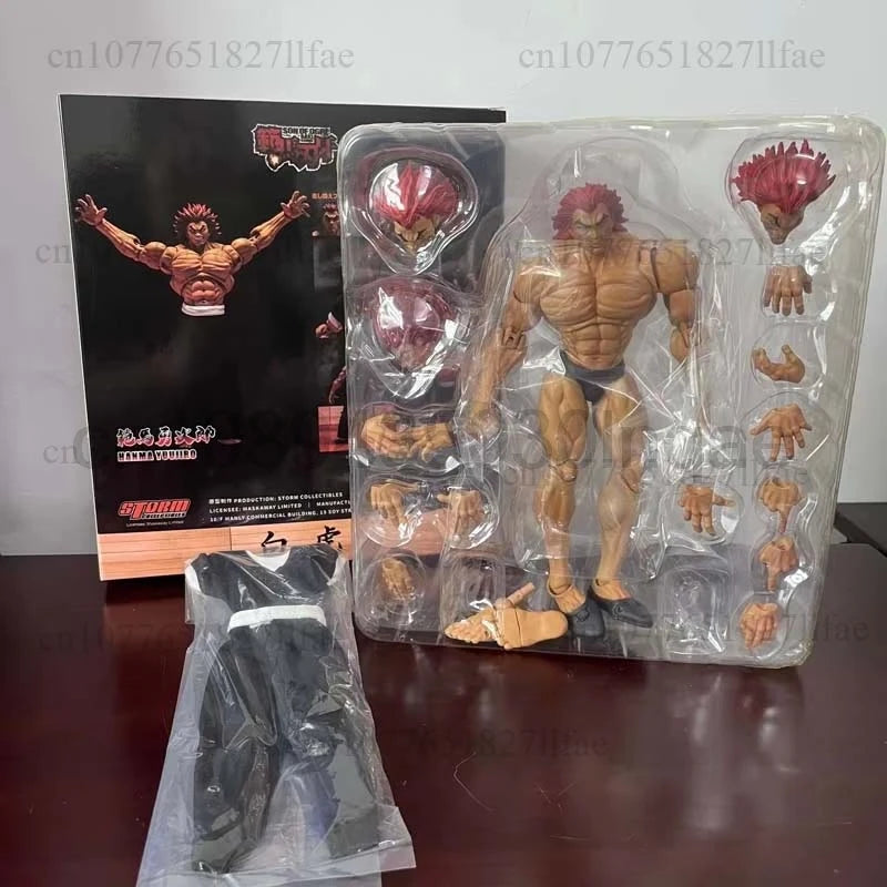 STORM TOYS Hanma Yuujiro Yujiro Hanma Baki Super-movable BAKI Multi-headed Action Figure Model Toys Joint Movable New Year Gift