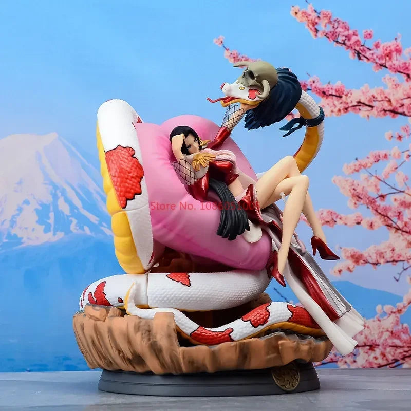One Piece Empress Snake Concubine Empress  Boa Hancock Sitting Position Your Majesty Shichibukai Collectible Figures Model ﻿