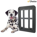 Pet Screen Door Dog and Cat Flap Door for Screen Door In Out 2-Way Locking Pets Doors