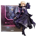 23CM Аниме Gekijouban Fate/stay night Heaven's Feel Altria Pendragon Black Dress Up Saber Alter Модел играчка Подарък Екшън фигурка PVC