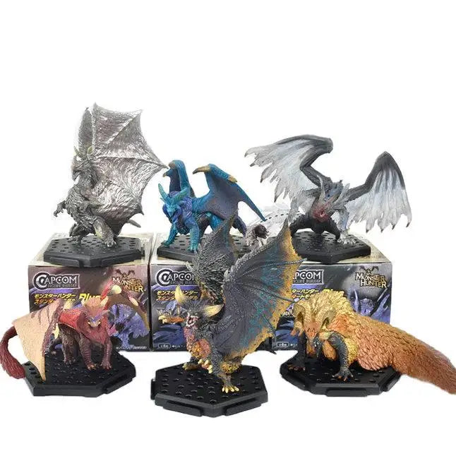 Game Monster Hunter Series Handheld Teostra Kulve Taroth Lunastra Kushala Daora Kulve Taroth Action Figures Decoration Ornaments