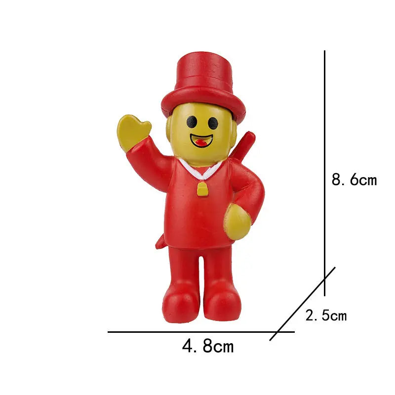 6Pcs/Set Steal a Brainrot Game Figure Doll Toy Cartoon Cute Anime Action Figurine Room Decoration Model Desktop Doll Toy