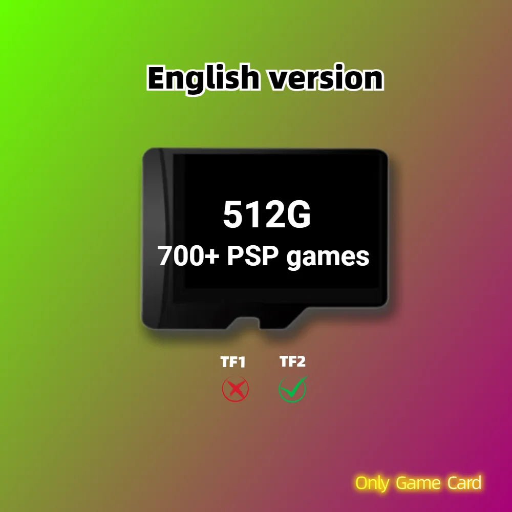Game TF Card For Anbernic RG35XX H RG35XXH Plug&play Pre-install Retro Games PSP PS1 Memory Handheld Gaming SD Card System Card
